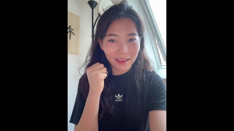 沈夢(mèng)露為家鄉(xiāng)淮安隊(duì)加油：秉持比賽第1友誼第14的精神，越戰(zhàn)越勇