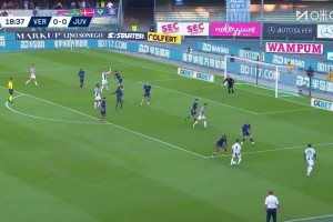 意甲3連勝遭終結！尤文1-1維羅納 小孔塞桑貼地斬馬里奧送點