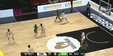 不容易！敘利亞U16女籃下半場被中國隊(duì)打出36-0之后終于得分